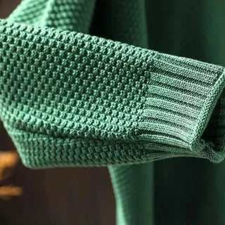Hortensia | Pull ample col montant en maille texturée