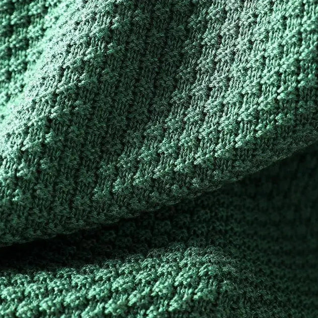 Hortensia | Pull ample col montant en maille texturée