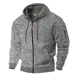 Gauvain | Veste zippée à capuche effet polaire