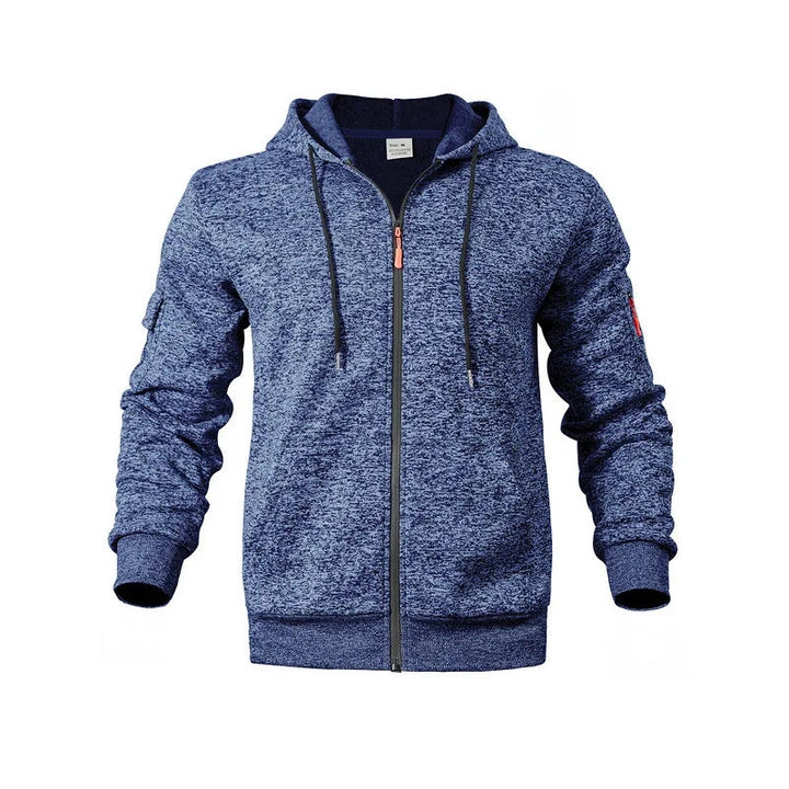 Gauvain | Veste zippée à capuche effet polaire