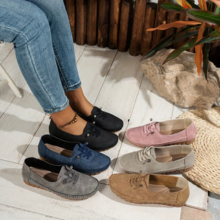 Albane | Mocassins souples à lacets élastiques