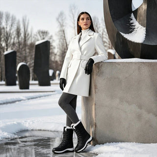 Gersende – bottes de neige doublées à lacets