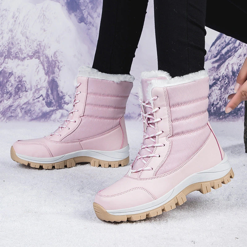 Gersende – bottes de neige doublées à lacets