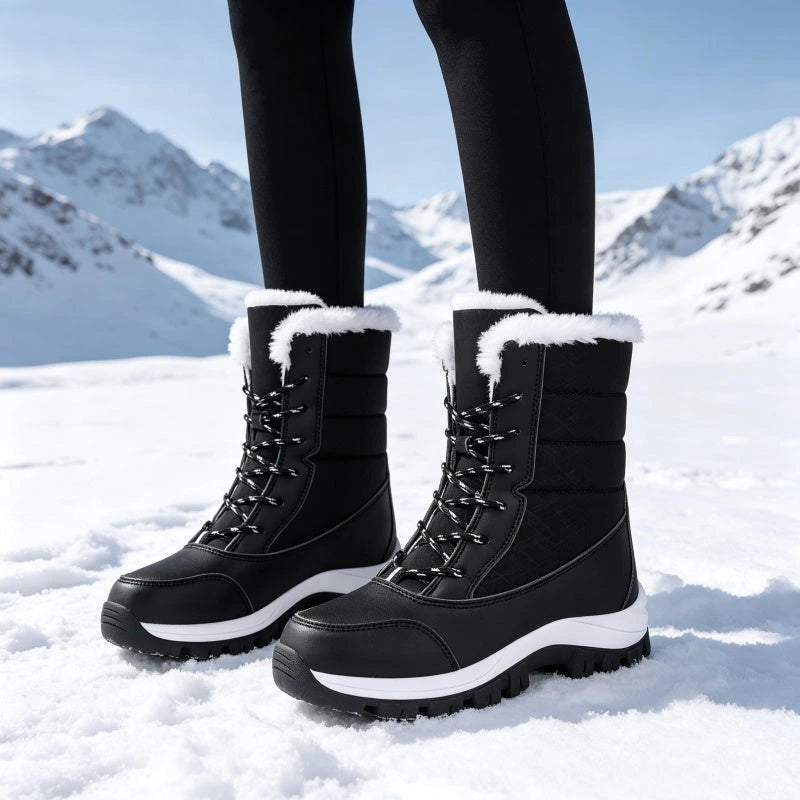 Gersende – bottes de neige doublées à lacets