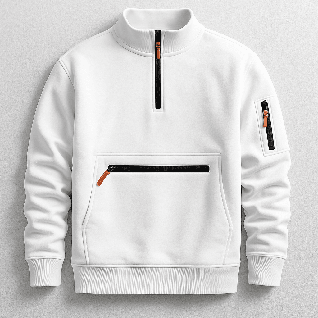 Ferdinand | Sweat demi-zippé à poche zippée