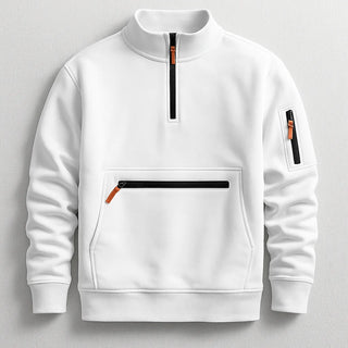 Ferdinand | Sweat demi-zippé à poche zippée