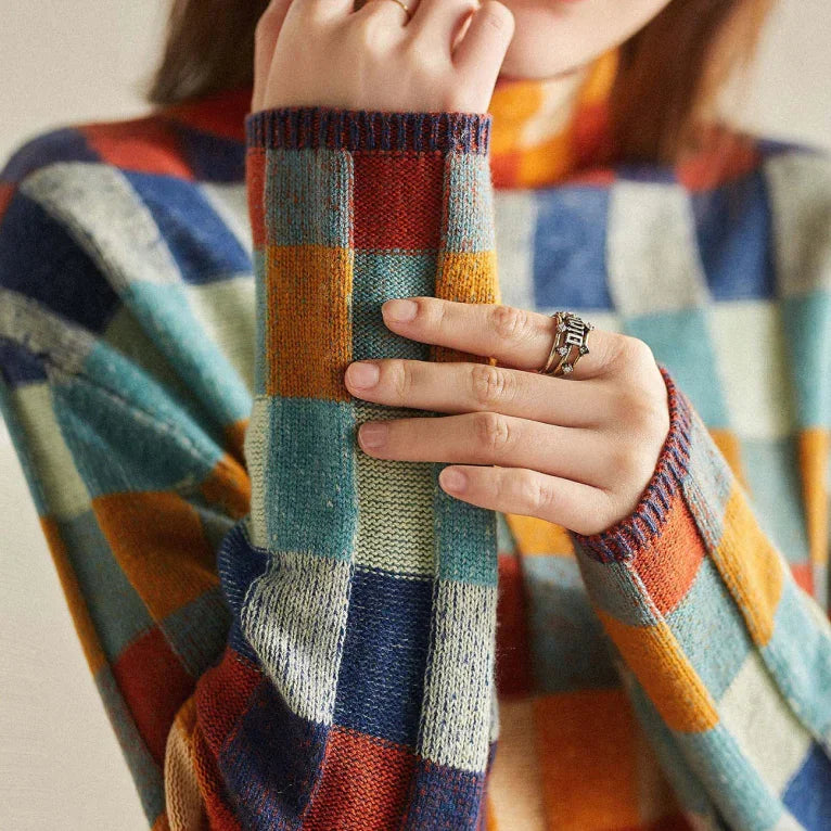 Sidonie | Pull col roulé élégant en cachemire