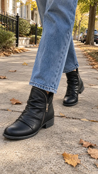 Anaïs | Bottines souples zippées
