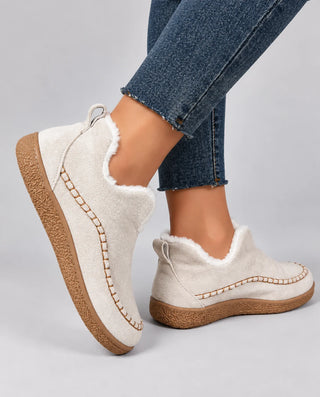 Rozenn | Bottines fourrées confort à semelle crantée
