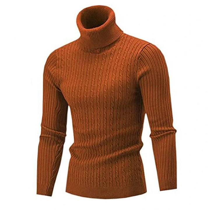 Florimond | Pull col roulé en maille côtelée