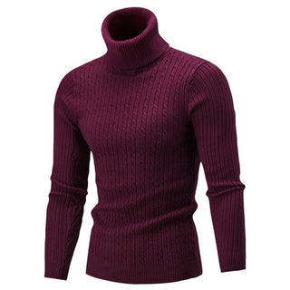 Florimond | Pull col roulé en maille côtelée