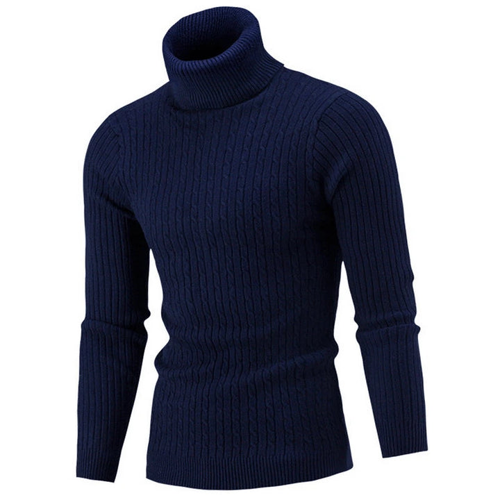 Florimond | Pull col roulé en maille côtelée