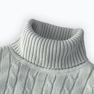 Florimond | Pull col roulé en maille côtelée