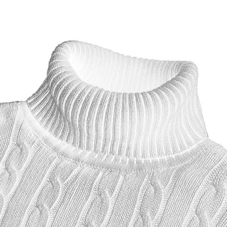 Florimond | Pull col roulé en maille côtelée