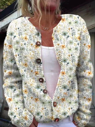 Jacinthe | Cardigan brodé de fleurs