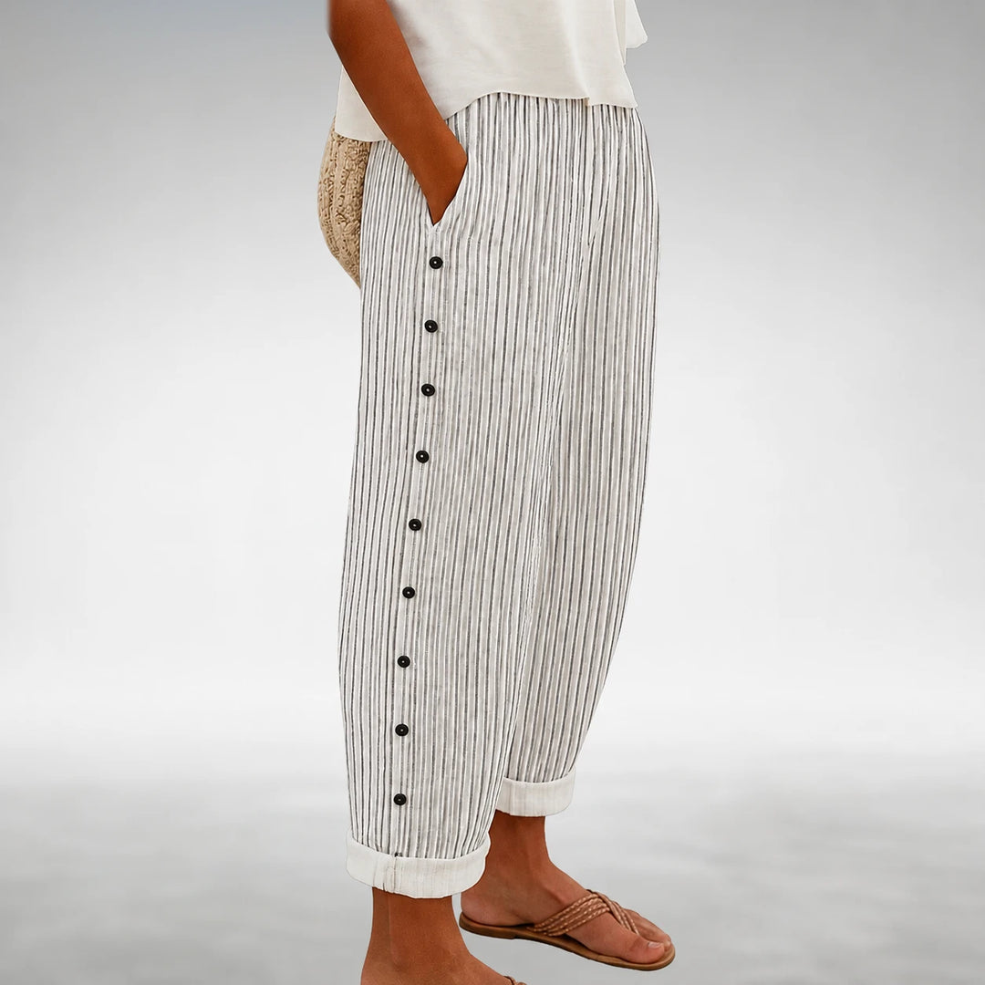 Lucille pantalon rayé