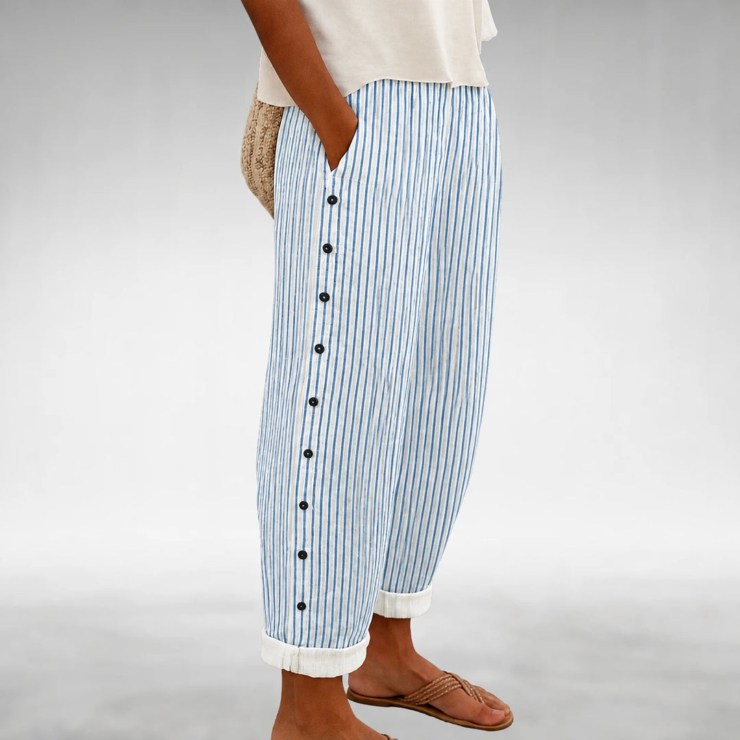 Lucille pantalon rayé