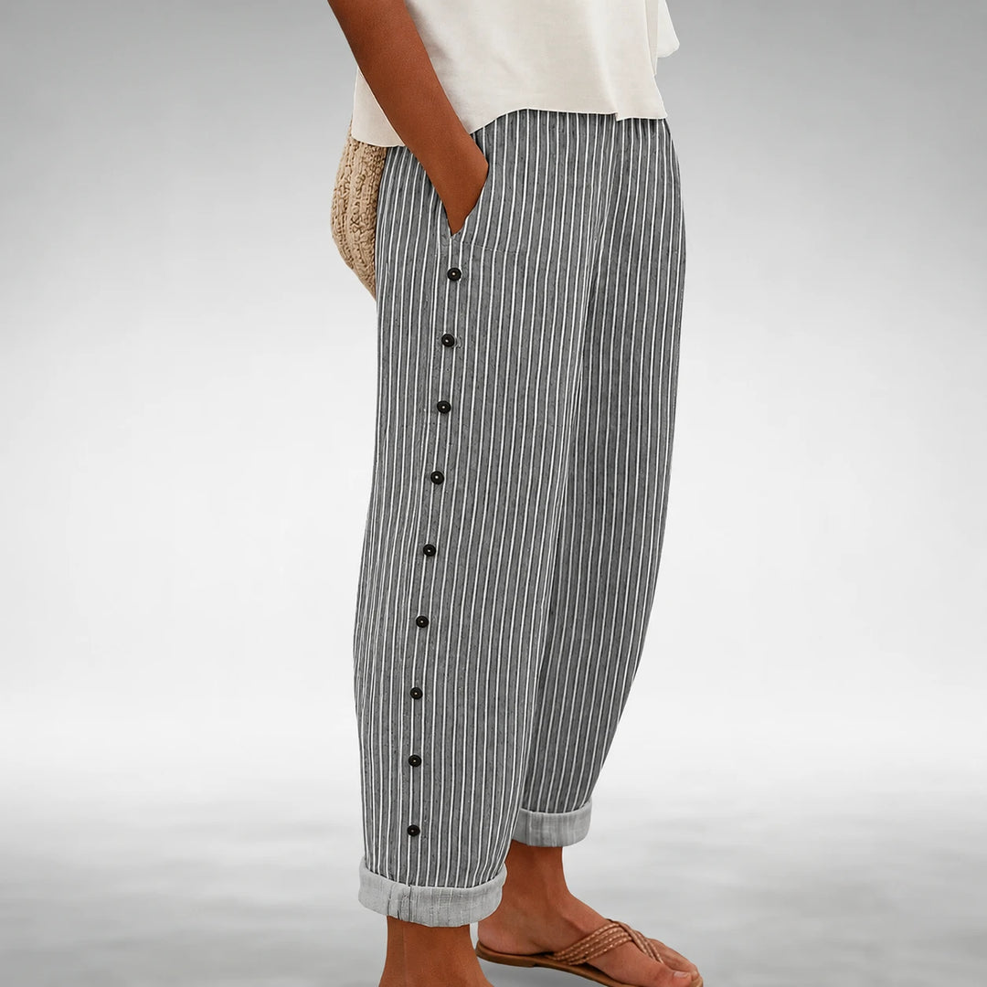 Lucille pantalon rayé