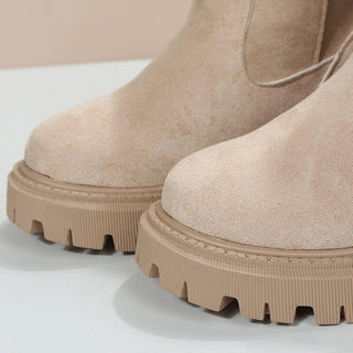 Nolwenn | Bottines fourrées zippées à semelle crantée