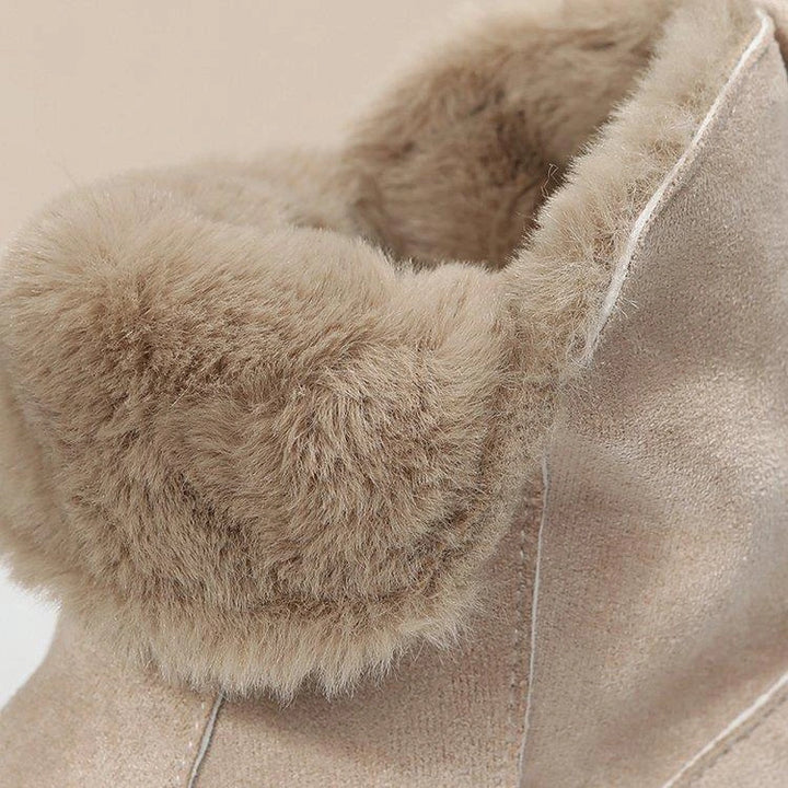 Nolwenn | Bottines fourrées zippées à semelle crantée
