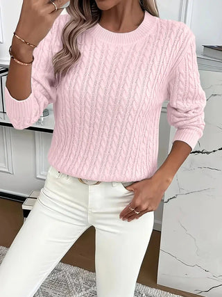 Alix | Pull chic en maille torsadée