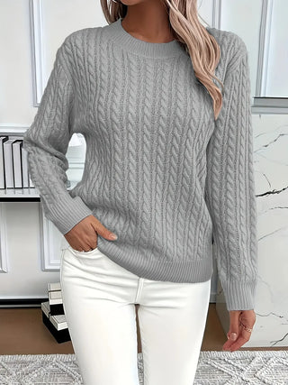 Alix | Pull chic en maille torsadée