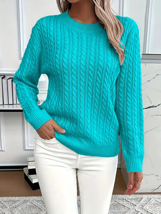 Alix | Pull chic en maille torsadée