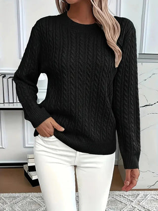 Alix | Pull chic en maille torsadée