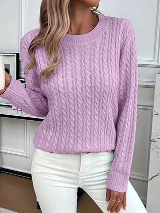 Alix | Pull chic en maille torsadée