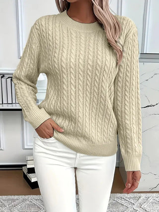 Alix | Pull chic en maille torsadée