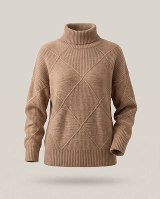 Marjorie | Pull col roulé en maille douce