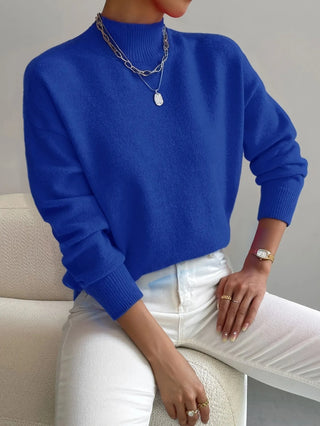 Rosine | Pull chic en cachemire à col montant