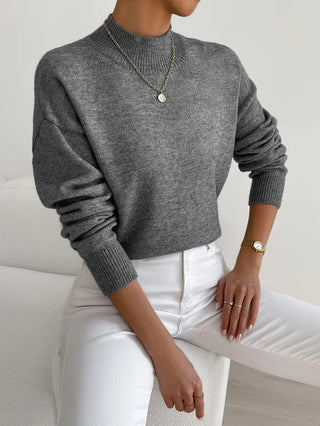 Rosine | Pull chic en cachemire à col montant