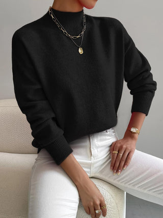Rosine | Pull chic en cachemire à col montant