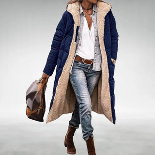 Mélisande manteau long réversible