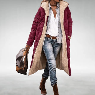 Mélisande manteau long réversible