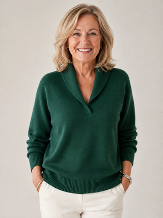 Gwenaëlle | Pull à col châle