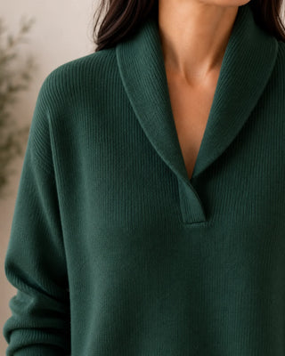 Gwenaëlle | Pull à col châle