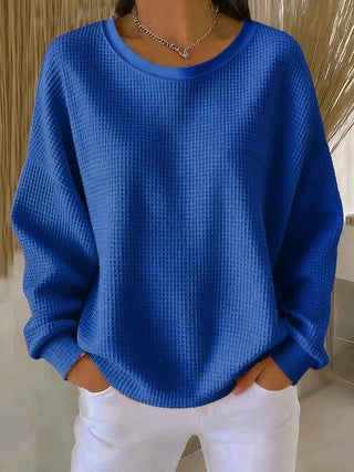 Laurine | Pull ample en maille gaufrée