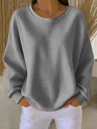 Laurine | Pull ample en maille gaufrée