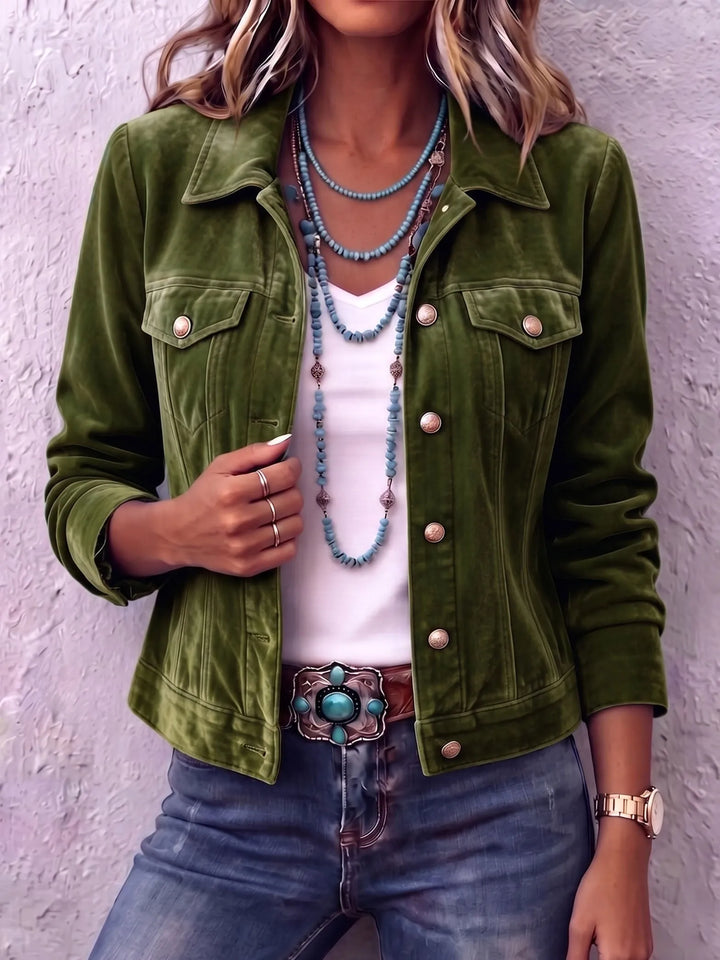 Raffaella | Veste en velours vintage