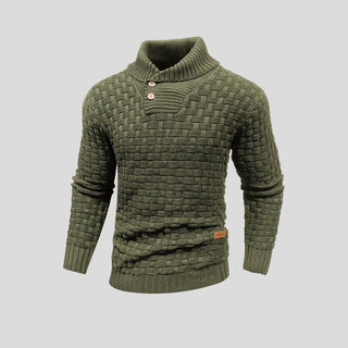 Félix | Pull col châle en maille texturée