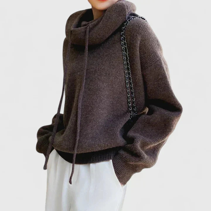 Annabelle | Sweat à capuche en maille douce