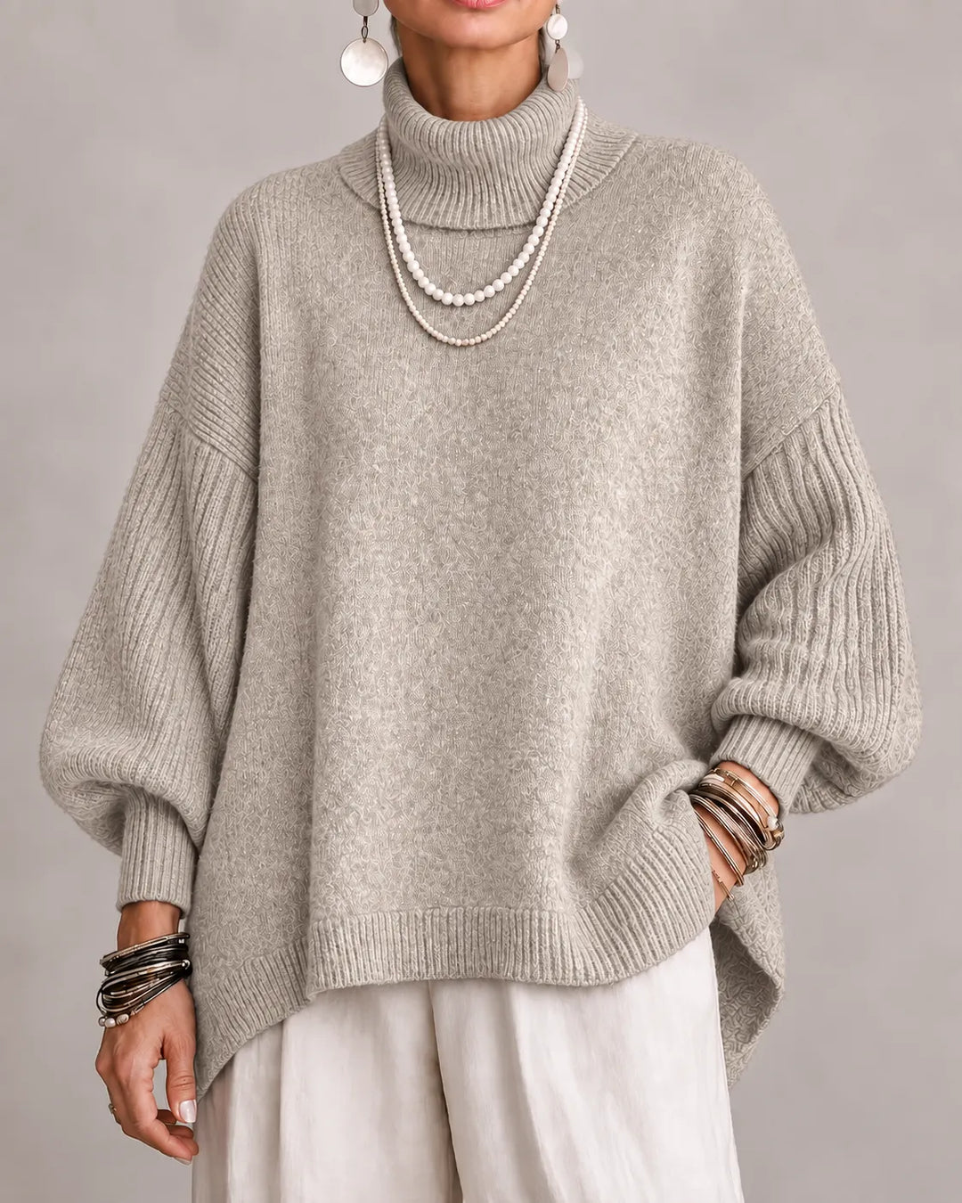 Rosalinde | Pull col roulé oversize
