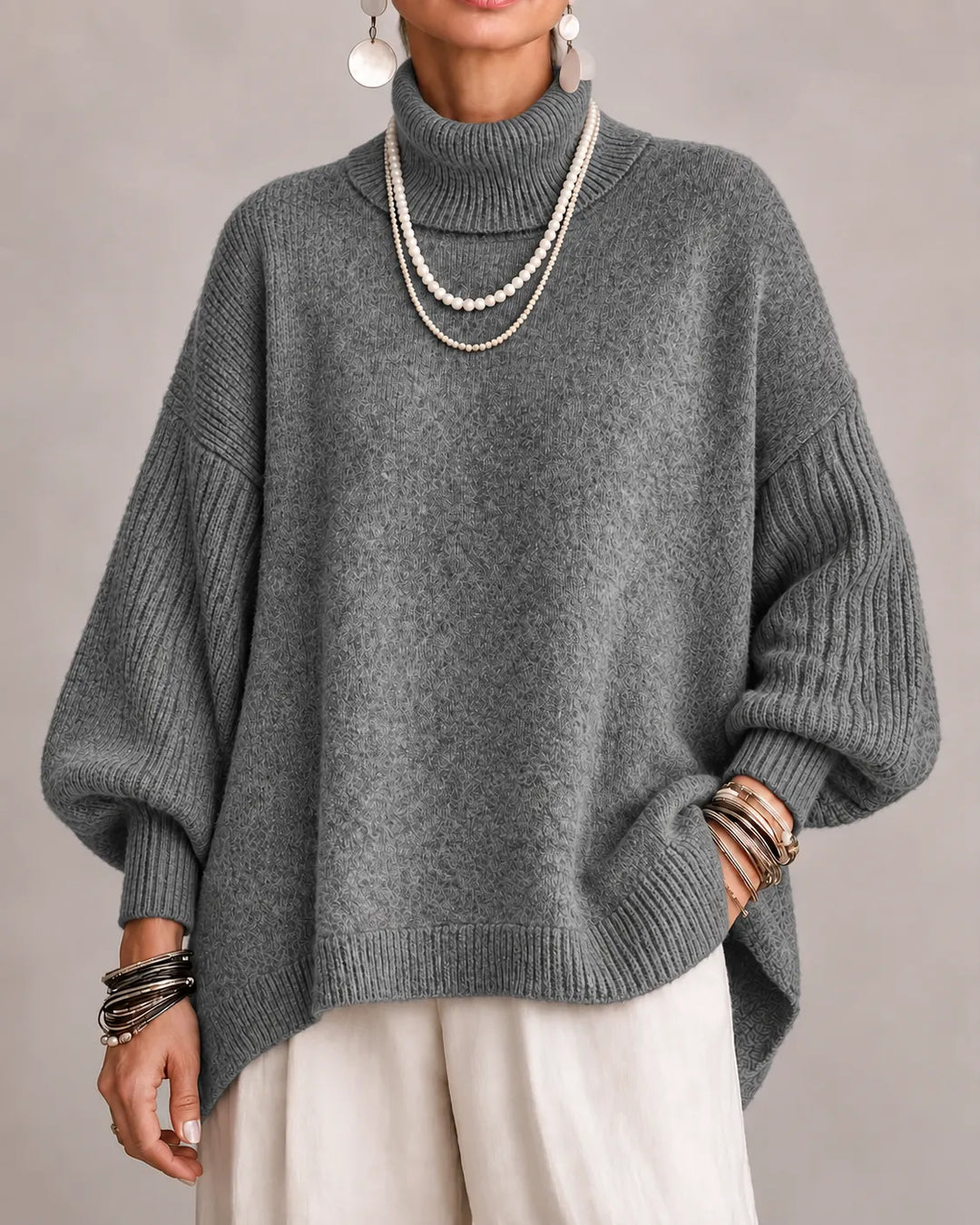 Rosalinde | Pull col roulé oversize