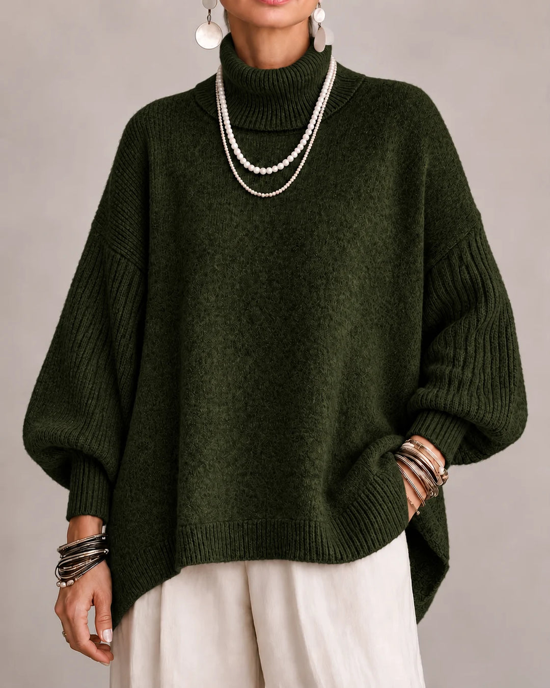 Rosalinde | Pull col roulé oversize
