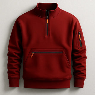 Ferdinand | Sweat demi-zippé à poche zippée