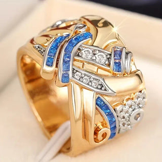 Selene | Bague fleur luxueuse d&