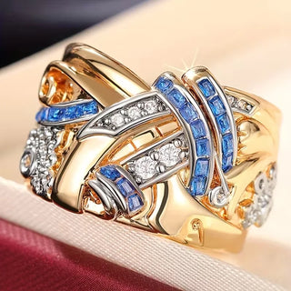 Selene | Bague fleur luxueuse d&