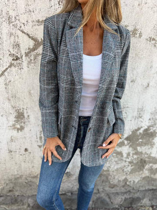Anabella | Blazer à carreaux décontracté